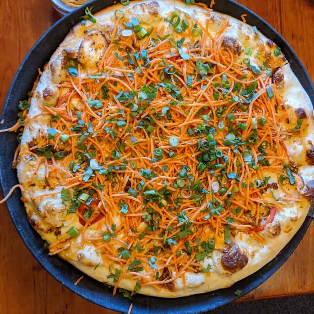 amazing apricot pizza from moose's tooth
