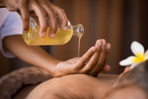 spa session with macadamia nut big island