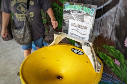 wishing well donation for panaewa rainforest zoo