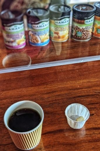 hamakua macadamia nut sampling of coffee and nuts