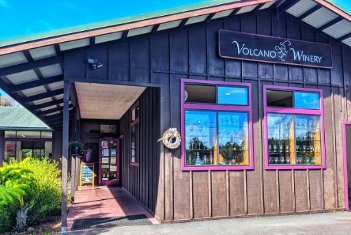 Entrance to volcano winery