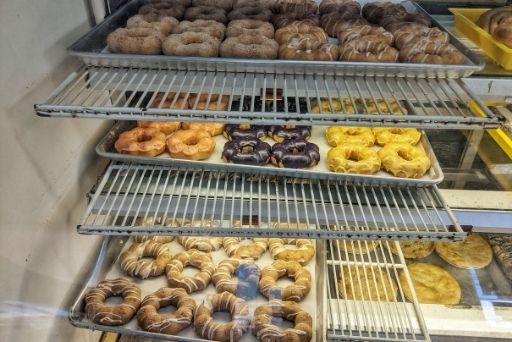 case of mt view bakery mochi donuts