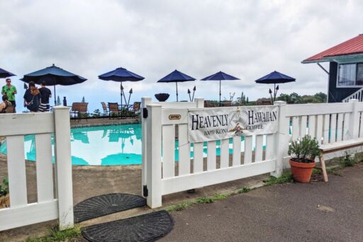 heavenly hawaiian coffee farm pool