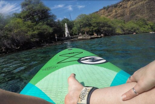 paddleboarding kealakekua bay
