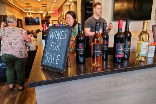 table to buy wine bottles from snohomish wine walk