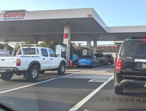 kona costco gas line