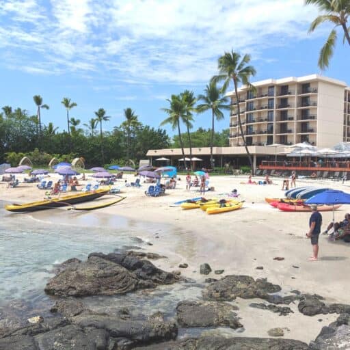beach at Courtyard by Marriott King Kamehameha's Kona Beach Hotel