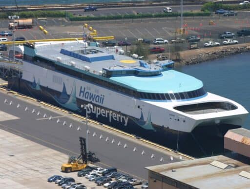hawaii superferry used to be an interisland hawaii ferry. but it was never a ferry from oahu to big island