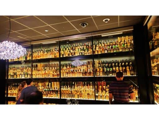 whisky collection at whisky experience in edinburgh