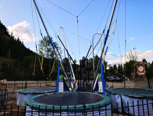 Leavenworth Adventure Park bungee trampoline