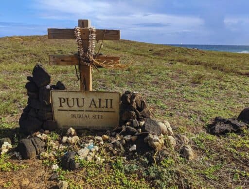 puu alii ancient burial ground found at south point hawaii