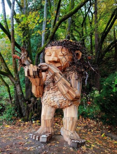 full shot of bruun idun the west seattle northwest troll