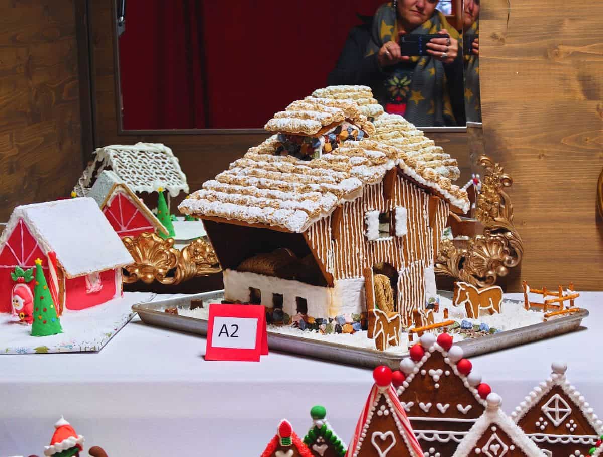 gingerbread houses during christmas time in leavenworth washington