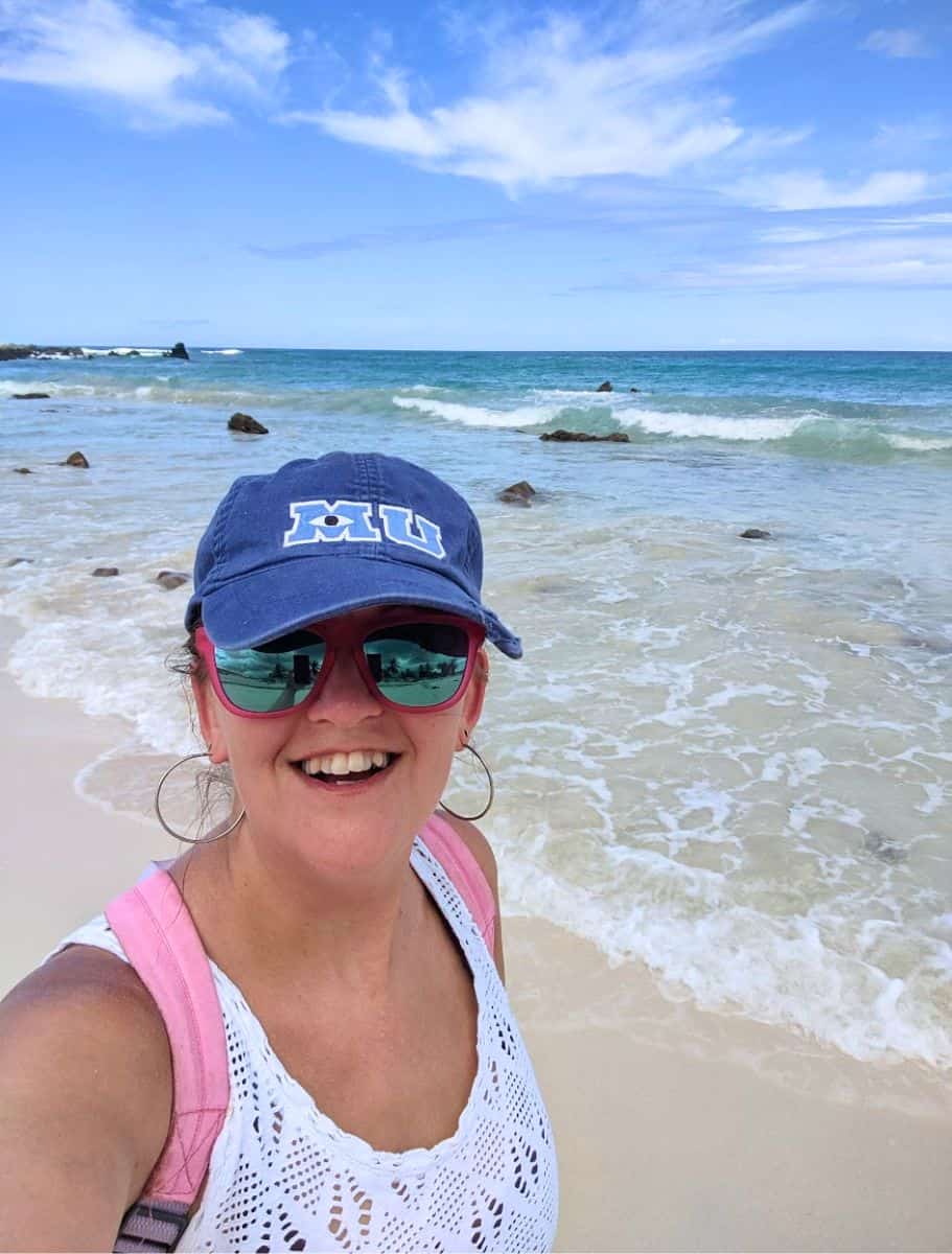 me on a hawaiian white sand beach, back to the ocean, 1 of 30 Things Not to Do in Hawaii